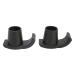 Socobeta 1 Pair Walker Ski Glides Walking Frame Caddy Rubber Safety Moving Prevent Slip Coaster Skis 33mm / 1.3inch Outer Diameter