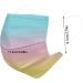 Disposable Face Shield 50Pcs Breathable Face Cover with Gradient Printed - Comfortable Protective Schal for Men Women A One Size - Buy Online on GoSupps.com
