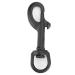 Test stainless steel Bolt Snap diving hook stainless steel vertebral carabiner vertebrae snap hook carabiner hook kit scuba diving accessories black 75mm