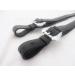 Buy PS Horse Spanish Baroque Stirrup Leathers - Black with Gold/Silver Fittings | International Shipping Available - Buy Online on GoSupps.com