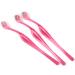 3pcs Facial Treatment Tool Set - Eyebrow & Lip Shaver Hair Remover Razors - Pink - Buy Online on GoSupps.com
