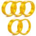 Baluoqi 1-1/8 Carbon Fiber Bicycle Headset Spacer Kit - Titanium Bolt, Aluminum Alloy MTB Road Bike Stem Spacer Set - Yellow - Buy Online on GoSupps.com