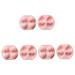 Ciieeo 6 Pcs Four Cake Mold Cake Pan Mini Muffins Small Cake Slot Mold Chocolate Silicone Molds Candle Molds Heart Cake Mold Chocolate Chip Muffins Soap Madeleine Nonstick Silica Gel Goldenx3pcs 40X23X1.5CMx3pcs