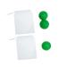 Beavorty 1 set of fascia ball massage ball Hand exercise Foot lacrosse balls Massage ball for the neck tool for muscle scratch Massage ball Double sleeping bag Yoga-ball body solid TPE fitness