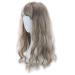BGHJUE Lady Long Curly Hair Wig - Soft Greenwood Gray Wave Air Buns for Sister Harajuku Style - International Shipping Available - Buy Online on GoSupps.com