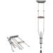 Crutches for Adults Underarm Underarm Crutches for Adjustable Lightweight Aluminum Adjustable Folding Armpit Crutches Crutches for Disabled Elderly for Adults and Teenager Great fo Lucky Star - Buy Online on GoSupps.com