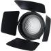 NiceFoto Fresnel Lens Mount with Honeycomb Grids and Barn Doors for Bowens Mount LED Video Light - Compatible with Aputure Light Storm 300D II 120D II Mark 2 COB 120T 120D 120D ii LS C120 Series - Buy Online on GoSupps.com
