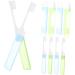 Buy Ipetboom 50-Piece Portable Travel Toothbrush Set - Manual Toothbrushes with Cases for Easy Cleaning | Perfect for Daily Use & Travel - Buy Online on GoSupps.com
