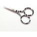 YJSStriving 3.5 Inch Small Beauty Eyebrow Trimmer Scissors - Zebra-stripe Design - Buy Online on GoSupps.com