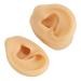 Ear Piercing Practice Model - Soft Silicone Lifelike Left Right Reusable Display for Earphones (Light Beige) - International Shipping Available - Buy Online on GoSupps.com