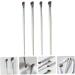 BIUDECO 4pcs Nose Shadow Brush Makeup Accessory Brow Brush Angled Eye Smudge Brush Angled Liner Brush Alloy - Buy Online on GoSupps.com