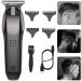 Professional Rechargeable Hair Clipper - Cordless T-Shaped Contour Finishing Tool for Precision Cutting - Black Electric Hair Cutting Tool - Buy Online on GoSupps.com
