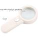 Magnifying Glass 10 Times with LED Light Super Bright Lighting Reading Optical Glass Handheld Magnifying Glass Good Times - Buy Online on GoSupps.com