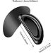 Fiacvrs Nose Pads for Glasses - Durable Thin D Shape Soft Silicone - 10 Pairs Black - Perfect for Comfort & Fit - Buy Online on GoSupps.com