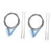 Baluue 6 Pcs Hose Cleaning Brush Dryer Vent Cleaner Brush Dryer Vent Cleaning Brush The Dishwasher Cleaner Crevice Cleaning Tool Pipe Cleaner Brush Pipeline Cleaning Kit Stainless Steel Bluex2pcs 20X5CMx2pcs