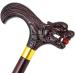 Wooden Cane Solid Walking Stick Crutch Genuine Wood Walking Stick for The Elderly Solid Wood Cane Walking Stick Subtle Texture Low Profile Luxury for Elderly Seniors Lucky Star - Buy Online on GoSupps.com