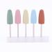 5 Nail Drill Bits Silicone Drill Bits for Nails Sets Acrylic Electric File Nail Professional Drill Bits Set Cuticle Carbide Remover Bits for Home Salon Acrylic Gel Nail Manicure Pedicure Tools