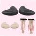 FOMIYES Half Heel Insoles - 2 Pairs Chic Shoe Pads for Comfort & Heel Correction | Black 10x5.5cm - International Shipping - Buy Online on GoSupps.com