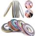 3 Rolls(One roll per size) Monochrome Scrub Nail Art Striping Tape Lines Width 1/2/3mm-Striping Tape for Nail Art-Nail Striping Tape Foil-Nail Striping Tape Thick-Nail Striping Tape with Dispenser-Self-Adhesive DIY Nail Art Tape 14 - Buy Online on GoSupps.com