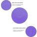 Silicone Makeup Brush Cleaning Mat - Portable Brush Cleaning Pad with Suction Cup, Purple - Buy Online on GoSupps.com