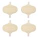 4 pieces again usable menstruation upholstery yellow graphic washing bare fabric upholstery breathable soft wash bar cotton cloth sanitary upholstery for women (s)