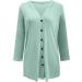 Long Shirt Outerwear Top Thin Warm Knitted Coat Women's Blouse V-Neck Shirt Tunic Long Women's Tunic Women's Shirt Casual Checked Shirt Women's Winter Chunky Knit Jacket G-green M - Buy Online on GoSupps.com