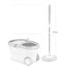 Spin Mop Stainless Steel Space Saving Rotating Bucket Set with Drain Hole for Home Kitchen Floor Cleaning to pursue happiness - Buy Online on GoSupps.com