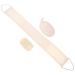 Healvian 1 Set Natural Loofah Exfoliating Back Scrubber for Shower Set Loofah Sponge Pad Body Sponge Scrubbers Bathing Towel Deep Clean for Men and Women
