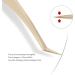 Premium 8-Part Stainless Steel Eyelash Extension Tweezers Set - Curved & Straight Beauty Tools in Mother-of-Pearl Gold - Buy Online on GoSupps.com