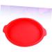 Zerodeko 1pc Muffin Top Pans for Baking Reusable Silicone Baking Cups Cookie Molds Candy Molds Non Stick Silicone Mold Fondant Mold Hand Mold Circle Cookie Cutters Gummy Mold Cake Chocolate 31 X28.5CM Red - Buy Online on GoSupps.com
