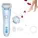 Silkbabe Lady Shaver Omicove Goddessglide Shaver 2 In 1 Electric Shaver Razors Lady Electric Shaver For Women Waterproof Electric Razor For Women (Blue)