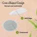 Organic Bamboo Nursing Breast Pads - 14 Washable Pads with Wash and Storage Bags - Reusable Nipplecovers for Breastfeeding - Maternity Nipple Pads (Medium) - Buy Online on GoSupps.com