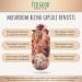 FeelGood Superfoods Mushroom Supplement Capsules 1000mg - 60 Count | Lions Mane, Reishi, Chaga, Maitake, Shiitake | Nootropic Brain Pills & Immune Booster - Buy Online on GoSupps.com