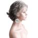 Buy Royalfirst Short Curly Wigs for Women - Silver Grey/White Heat Resistant Synthetic Hair & Wig Cap - International Shipping Available - Buy Online on GoSupps.com
