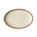 Dinnerware Dishes Plates Fish Plate Ceramic Household Steamed Fish Plate Ceramic Tableware Large Oval Dinner Plate Restaurant Kitchen Retro Flat Plate Dinner Restaurant Family Party Plates (Size : CH Small