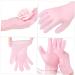 minkissy 2 Pairs Whitening Moisturizing Gloves Cotton Gloves for Dry Hands Hand Treatment Cracked Hands Grooming Glove Bedtime Gloves Gel Moisturizing Gloves Sokcs Anti-Crack Sebs Sock Miss - Buy Online on GoSupps.com