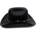 UIMLK Classic Felt Wide Brim Western Cowboy Hat with Buckle | Black | Unisex - Buy Online on GoSupps.com