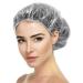 Shower Cap Disposable 100 Pcs Plastic Waterproof Clear Shower Caps  Multi-Purpose Thickening Elastic Bath Cap  Bath Shower Hair Caps Women Spa  Home Use  Hotel and Hair Salon