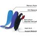 TOPSOLE Orthotic Insoles for Plantar Fasciitis, High Arches, and Foot Pain - Blue (UK-11-29.5cm) - Buy Online on GoSupps.com