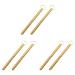 Healifty 6pcs Earwax Scoop Travel Camping Professional Cleaning Pocket Multi-functional Multipurpose Teeth Stainless in Tools Portable Brass Toothpick Spoon Holder Pick for Cleansing