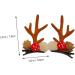FRCOLOR 4 Pairs 1 Christmas Antler Hair Clip Reindeer Costume Accessories Christmas Hair Grip Festive Hair Clips Novel Hair Clips Reindeer Headpiece Deer Hair Clip Mushroom Props Flannel 7x5cm Coffee - Buy Online on GoSupps.com