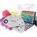 Aoshang Stainless Steel 6-Hole Makeup Palette - Nail Art & Cosmetic Mixing Plate with Spatula Tool - Buy Online on GoSupps.com