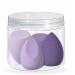 Stianiiile Makeup Sponge Set of 4 Latex Free Blender Beauty for Liquid Cream and Powder Soft and Flexible Beauty Sponges Super Soft Beauty Cosmetic 4 Purple