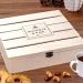 Nut Gift Basket in Reusable Wooden Crate - Gourmet Healthy Snacks for Thank You, Sympathy & Birthday | Bonnie & Pop - Buy Online on GoSupps.com