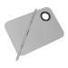 Frcolor Stainless Steel Mixing Palette with Spatula - Essential Makeup Tool for Professionals & Enthusiasts | 1 Piece - Buy Online on GoSupps.com