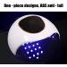 72W UV LED Professional Nail Dryer | Gel Polish Curing Machine with Smart Sensor & LCD Display - White - Buy Online on GoSupps.com
