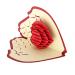 LALAFINA 3d Love Heart Wedding Invitations Paper Valentines Day Greeting Card Women Birthday Party Invitation Creative Gift Card 3d Blessing Card 15c Red Manual Memory Card