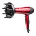 Paul Anthony Ultra Pro 2200W Hair Dryer / 3 Heat Settings / 2 Speed Settings/Cool Shot/Concentrator Nozzle/Diffuser/Hang Up Loop/Safety Cut-Off - Hot Red - H1520RD 1200w Red