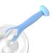 Baby cream spatula |Soft diaper cream brush baby spatula for diaper cream |Baby stroll spatula for baby butt brushes diaper paste spatula with suction foot for children Himmelblau