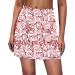 Ekouaer Women's Athletic Skorts Lightweight Golf Skirts Inner Shorts Pocket Tennis Running Workout Sports Skorts Pink Floral X-Large